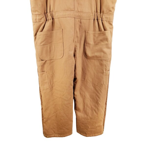 Walls Zero-Zone Mens 2XL Brown Insulated Bib Overalls Regular Cotton - Picture 3 of 10